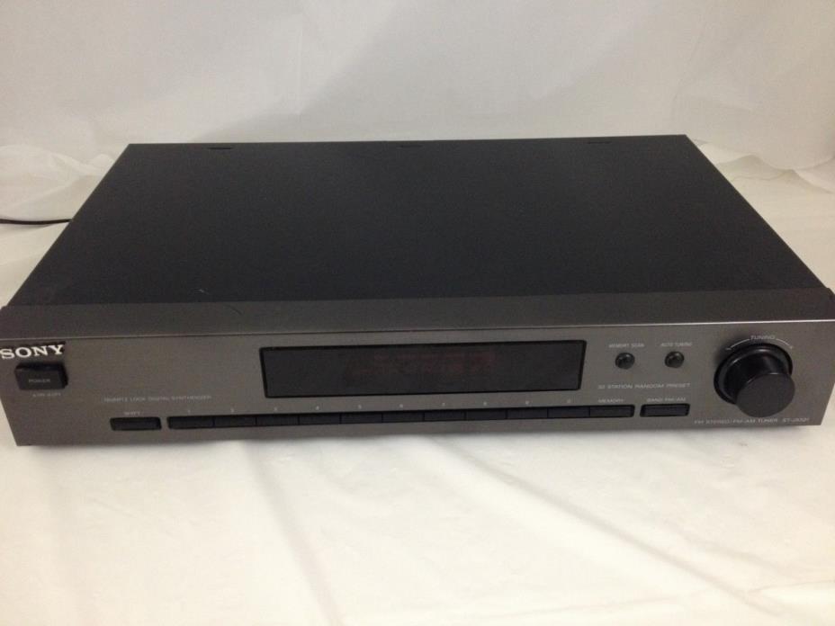 Sony ST-JX421 Quartz Lock Digital Synthesizer FM Stereo AM Tuner Radio Receiver