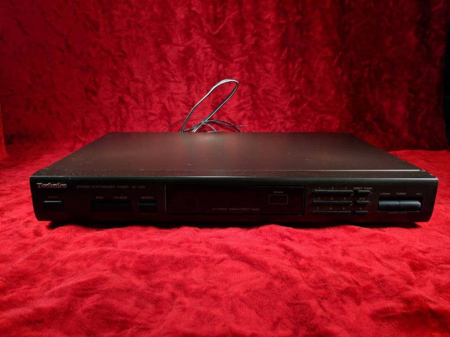 Technics ST-K55 FM/AM Stereo Digital Tuner TESTED!