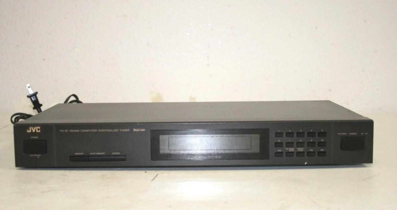 JVC FX-97BK AM/FM Tuner; TESTED!
