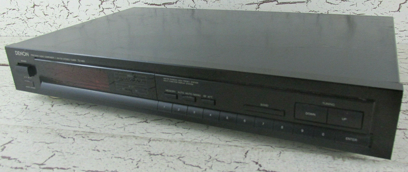 Denon AM FM Stereo Tuner TU-460 Precision Audio Component Japan