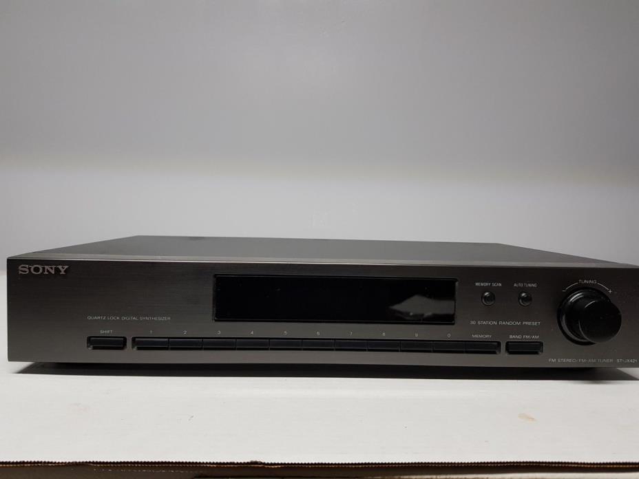 Sony FM Stereo / FM-AM Tuner Model ST-JX421
