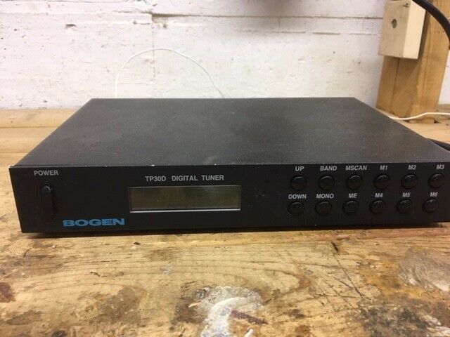Bogen TP30D TP-30D AM/FM Digital Tuner works great