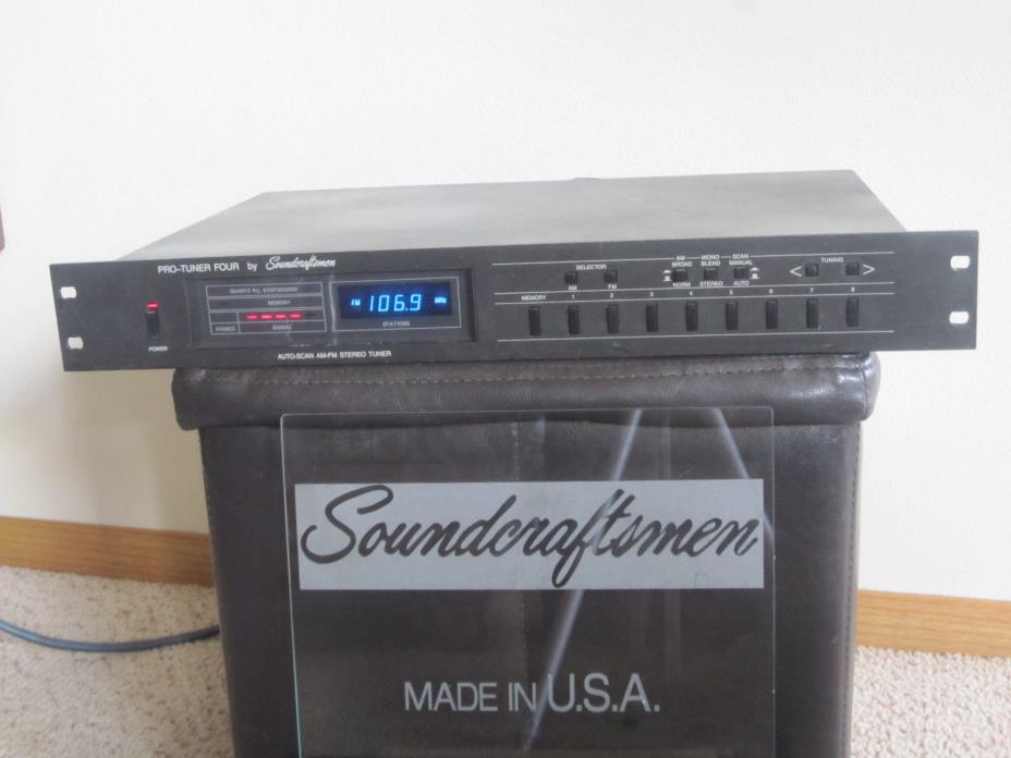 Soundcraftsmen Pro Tuner Four - stereo tuner *SERVICED*