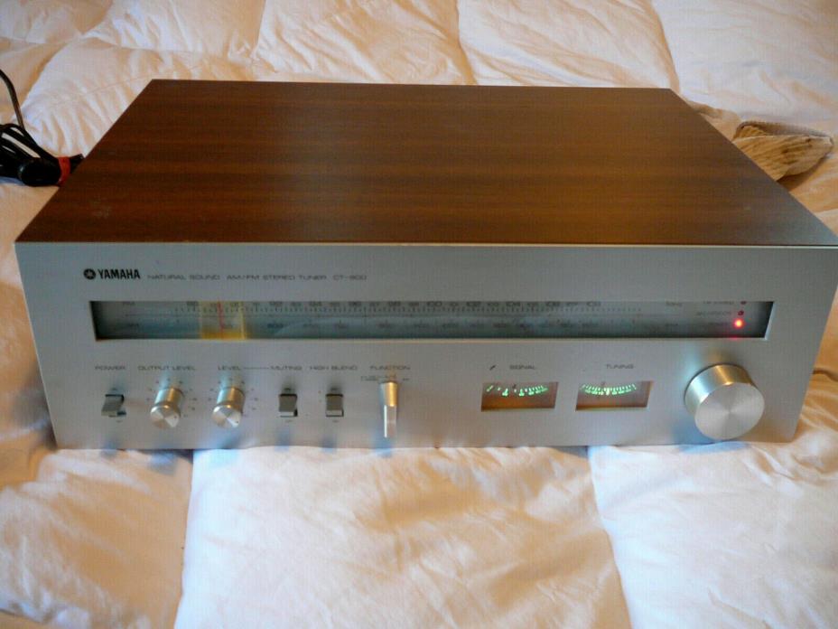 Yamaha Tuner CT800 FM/AM Stereo vintage Natural Sound Manuals