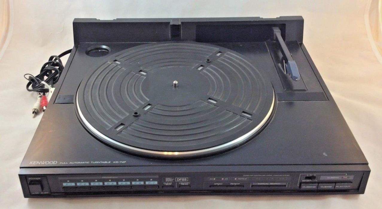 Vintage Kenwood Full Automatic Direct Drive Turntable KD-74F