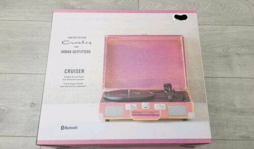 Crosley Urban Outfitters Rainbow Holographic Cruiser Bluetooth Record Player