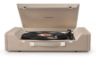 New  3 speed  portable Crosley NOMAD vinyl record player turntable  Free Ship ??
