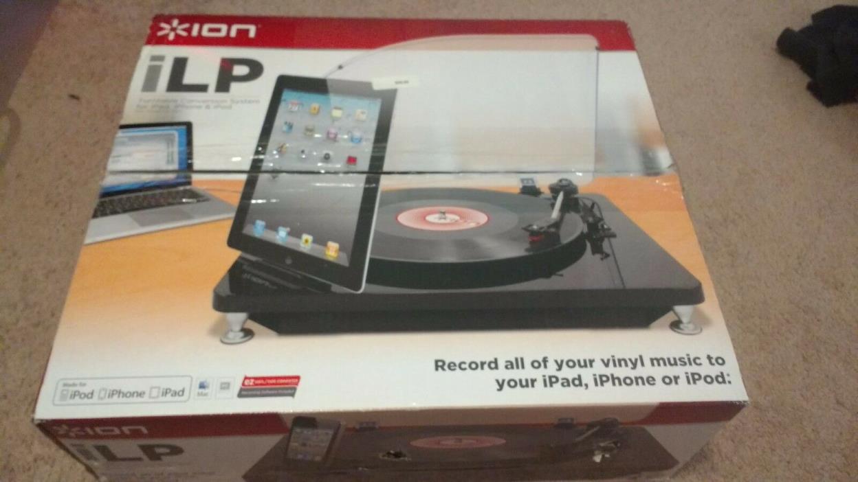 Ion ILP Turntable conversion system For Apple products Record player