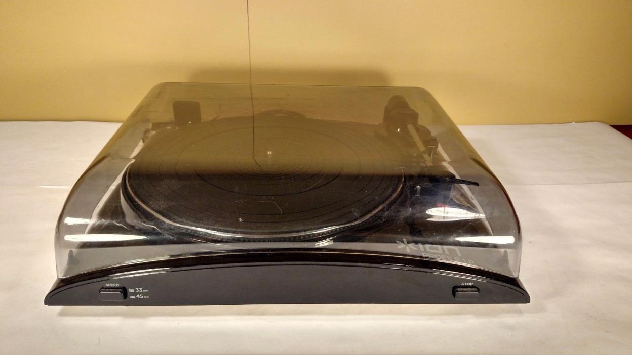 ION Audio PROFILE LP USB Turntable  -TESTED & WORKS GREAT-