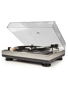 New Crosley C100 Silver vinyl turntable record player Use your own speakers!