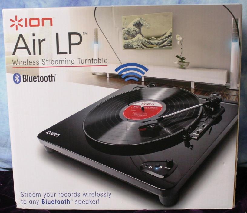 Ion Audio Air LP 3-Speed Belt-Drive Bluetooth Turntable - NEW IN BOX