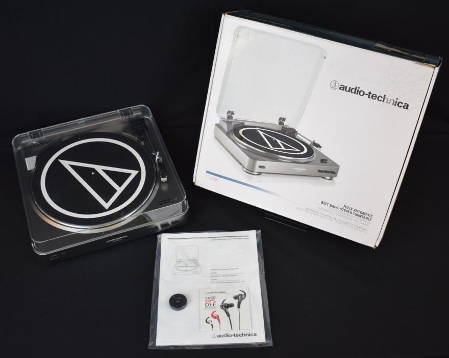 Audio-Technica Record Player AT-LP60 Fully Automatic Belt Driven Vinyl Stereo