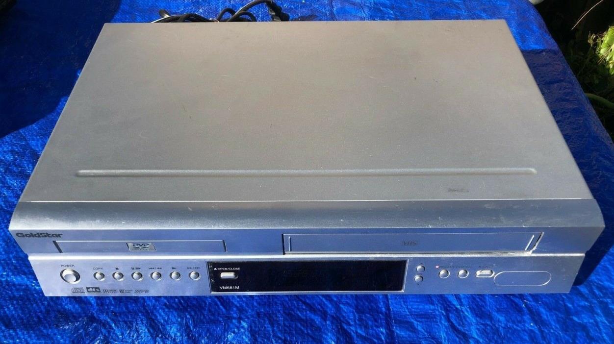 GOLDSTAR VM681M VCR DVD Player VHS Recorder