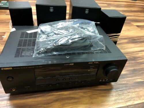 Yamaha HTR-6030 Natural Sound AV Receiver Bundle TESTED WITH REMOTE SPEAKERS