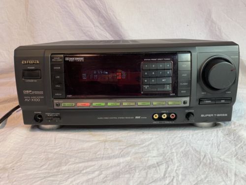 Vintage Aiwa AV-X100 Digital Audio System Video Surround Sound Receiver Tested