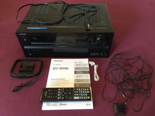 Onkyo HT-R990 7.1 Channel THX Home Theater A/V Receiver Surround Sound DTS Dolby