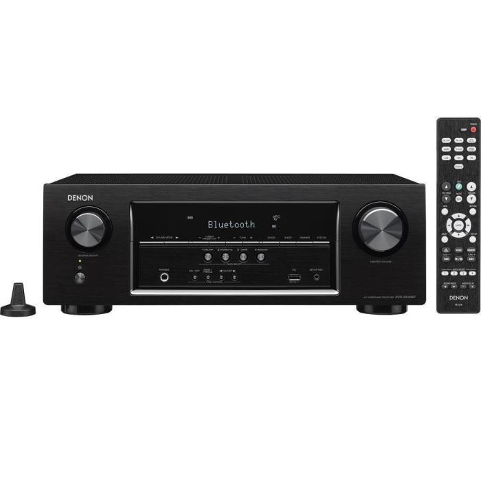 NEW - Denon AVR-S530BT 5.2-Channel A/V Receiver with Bluetooth Connectivity NEW