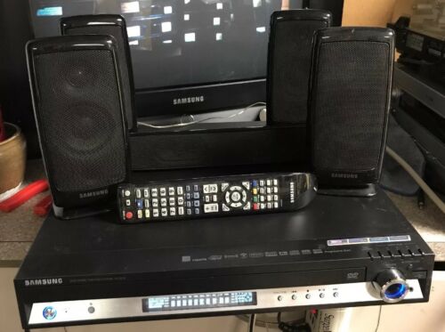 Genuine Samsung (HT-Q70) 5-Disc / DVD Changer Home Theater System Tested