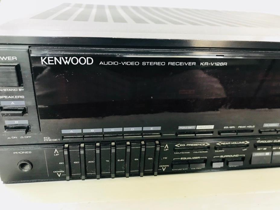 Kenwood Audio-Video Stereo Receiver KR-V128R Good condition Tested working