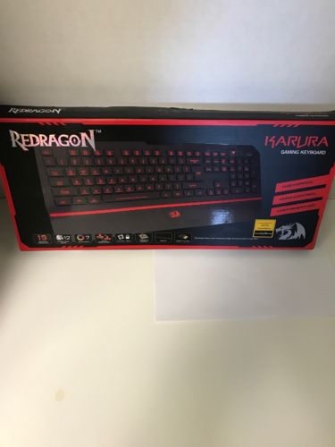 Gaming Keyboard K502 Karura By Redragon RGB LED Backlit Illuminated 104 Key Comp