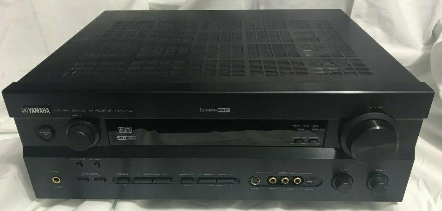 Yamaha RX-V740 Multi-Input/Program Natural Sound Audio Video AV Receiver