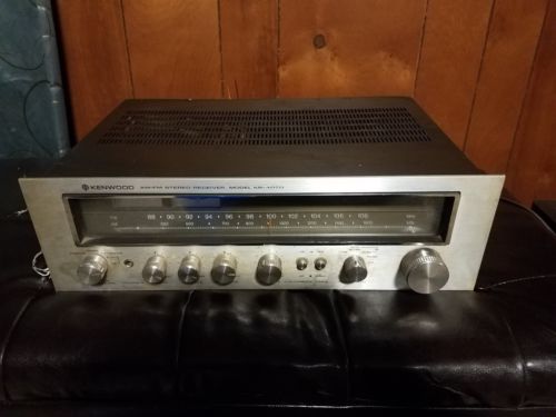 Kenwood KR-4070 AM/FM Stereo Receiver  Parts & Repair NO POWER vintage Dirty SEE