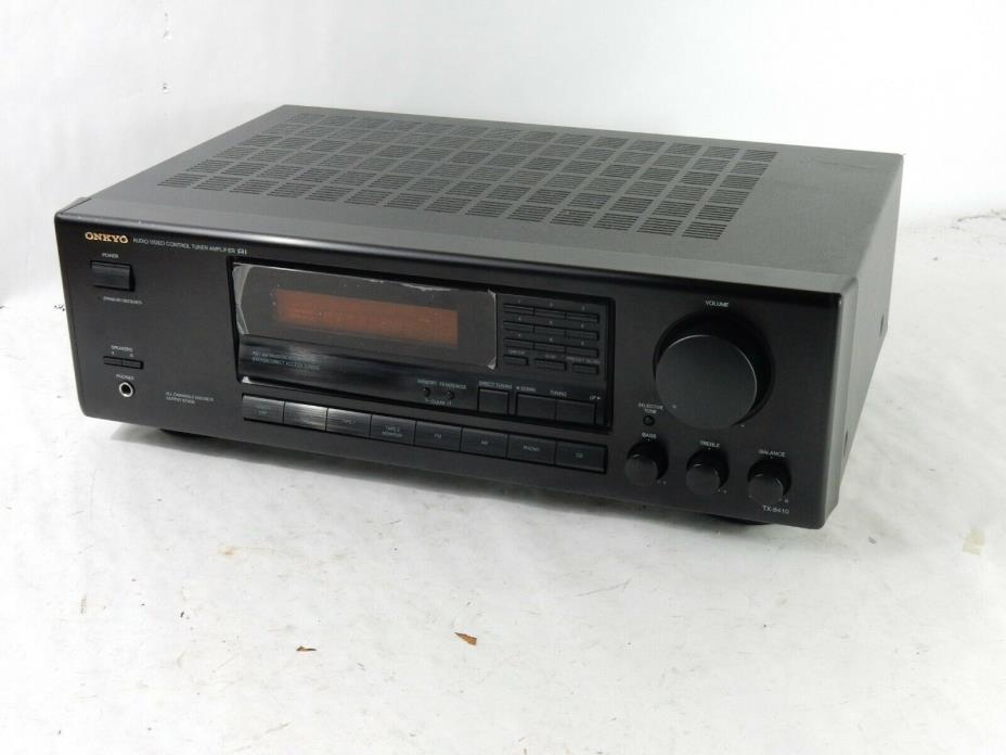 Onkyo TX-8410 Black Audio/Video Stereo Receiver - Fully Functional