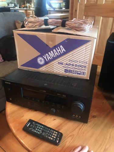 New! Yamaha Natural Sound AV Receiver HTR-5835 PLUS Speakers Home Theater System