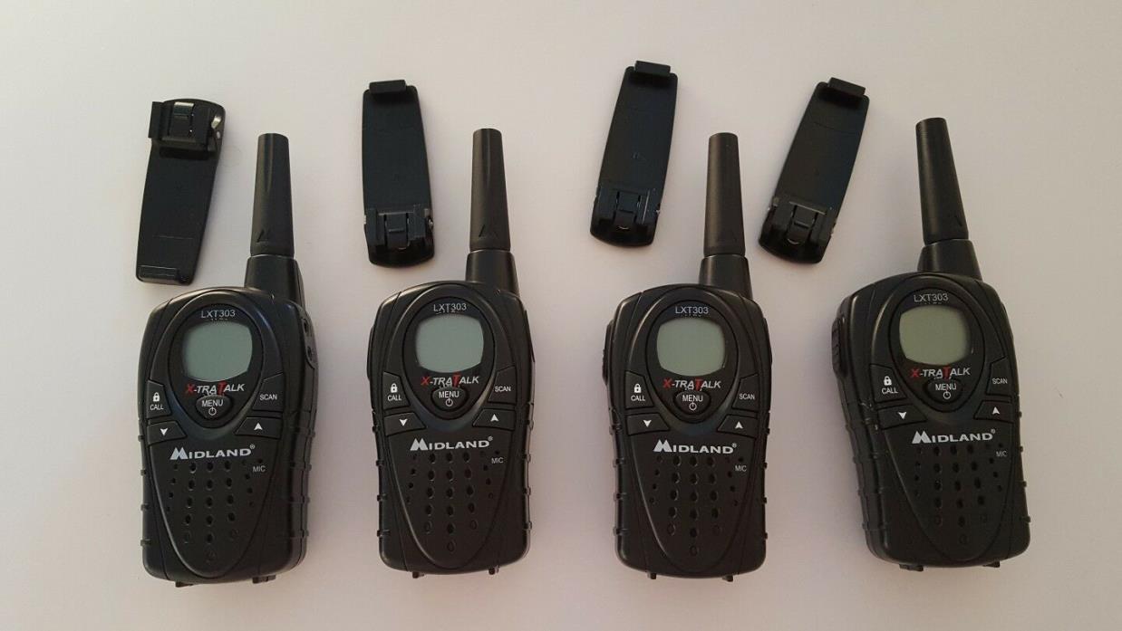 Midland X-Tra Talk LXT303 2-Way Radio 4 Walkie Talkie