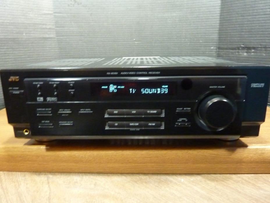 JVC SURROUND SOUND RECEIVER RX-6018V 5.1 CH 500 WATTS TESTED NO REMOTE