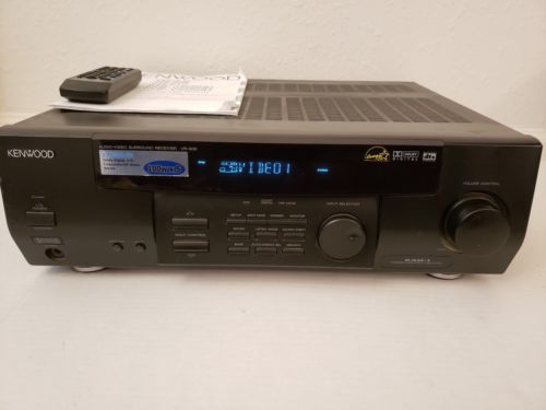 Kenwood VR 505 5.1 Channel 500 Watt Receiver Bundle With Remote And Manuals