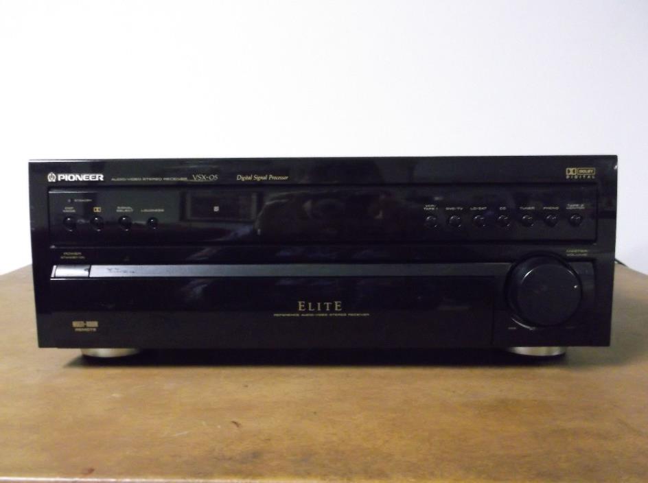 Pioneer VSX-05 Elite Digital Sound Processor Audio/Video Receiver
