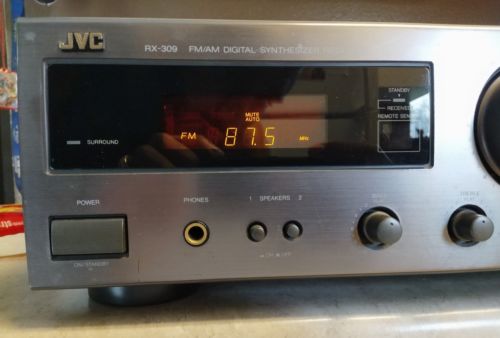 JVC RX-309TN FM/AM Digital Synthesizer Stereo Receiver TESTED WORKING GENUINE