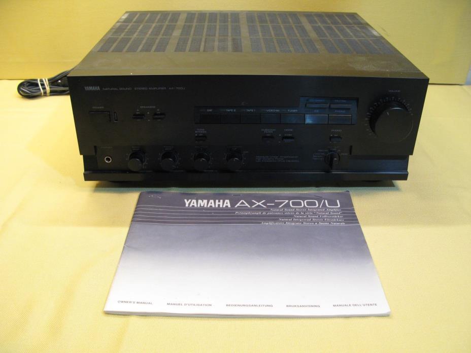 Yamaha AX700U integrated amplifier w manual