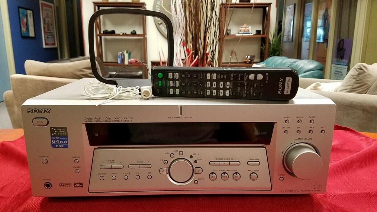 SONY STR-K502 - 5.1  Home Theater Receiver Amplifier DVD TV/ SAT