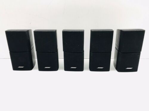 Bose Double Cube Speaker Direct Reflect DoubleShot Acoustimass Lifestyle Black