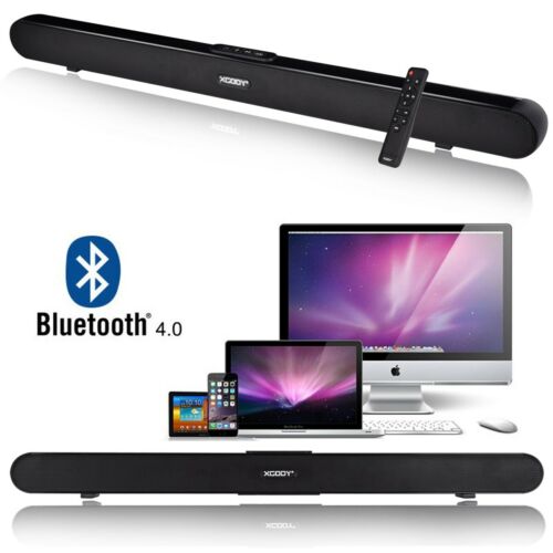 XGODY TV Home Theater Soundbar Bluetooth Sound Bar Speaker Built-in Subwoofer E4