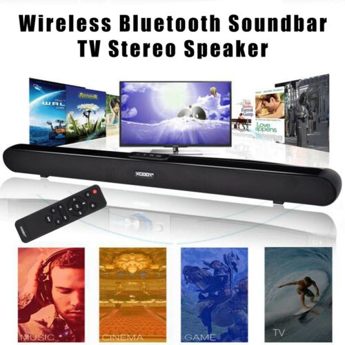 XGODY Wireless Sound Bar Home Theater Bluetooth 4.2 Speaker Soundbar 2019