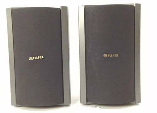 AIWA Console Speaker System 2 Speakers Model SX-R2500 150w