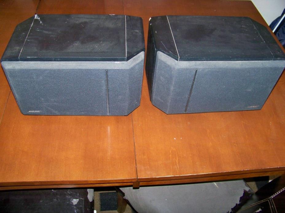 Bose 301 Series IV Direct / Reflecting speakers.  Pair - Black