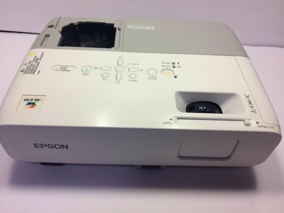 Epson Powerlite 84 LCD Projector H294A NO POWER CORD UNTESTED