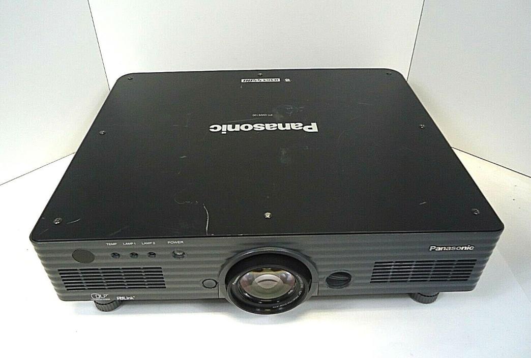 Panasonic PT-DW5100 WXGA 5500 DLP Projector Home Cinema W/ 2 Lamps