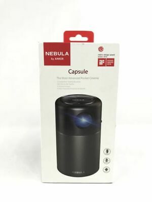 Nebula Capsule Smart Mini Projector, by Anker, Portable 100 ANSI lm New
