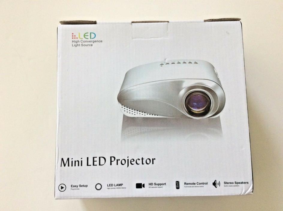 NEW LED High Convergence Light Source Mini LED Projector RD-802-white