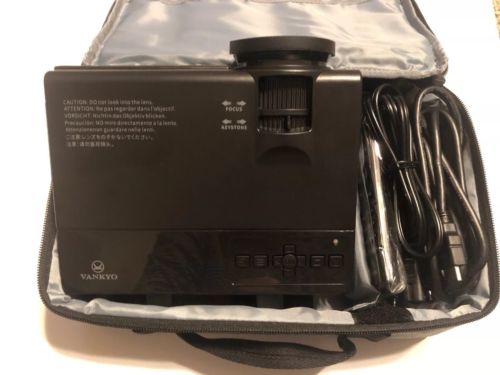 VANKYO Leisure 3 (Upgraded Version) LED Portable Projector with Carrying Bag,
