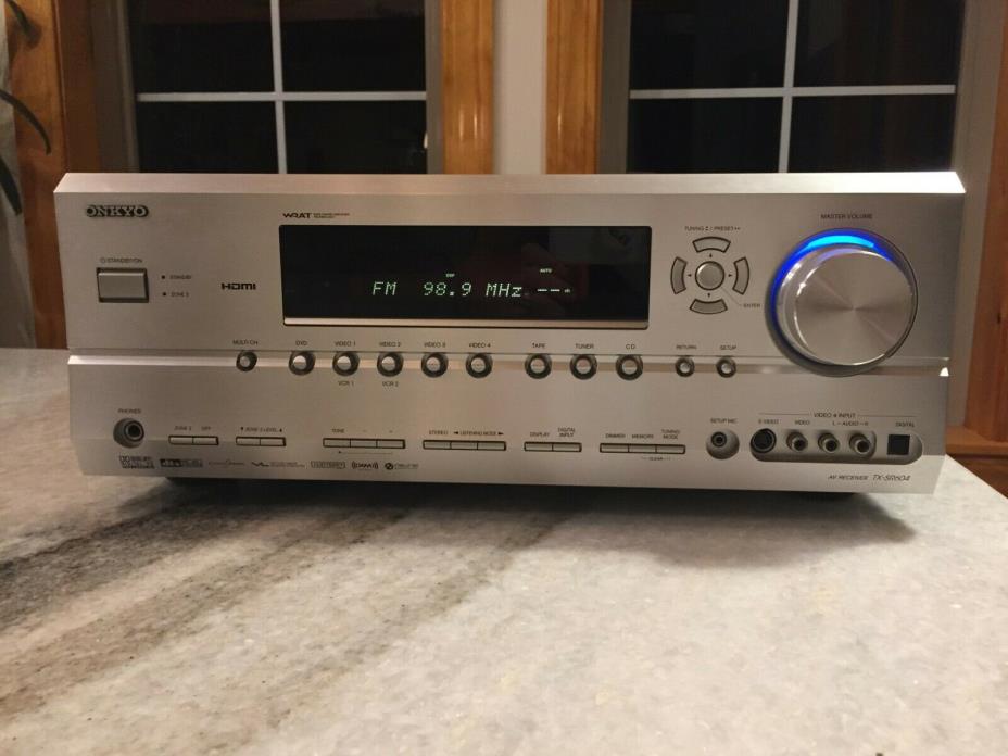 Onkyo 7.1 Surround Sound Stereo Receiver TX-SR604 110 Watts Per/Chan HDMI TESTED