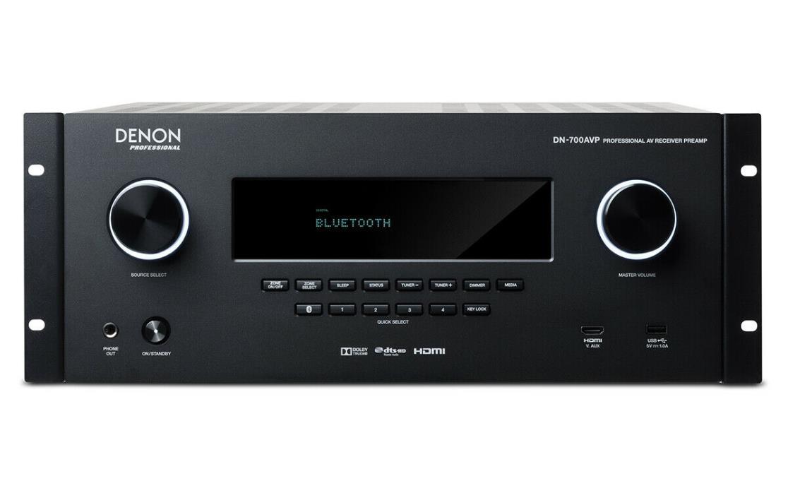 Denon Pro DN-700AVP Preamp 7.1 AV Audio Video Receiver with Bluetooth DN700AVP