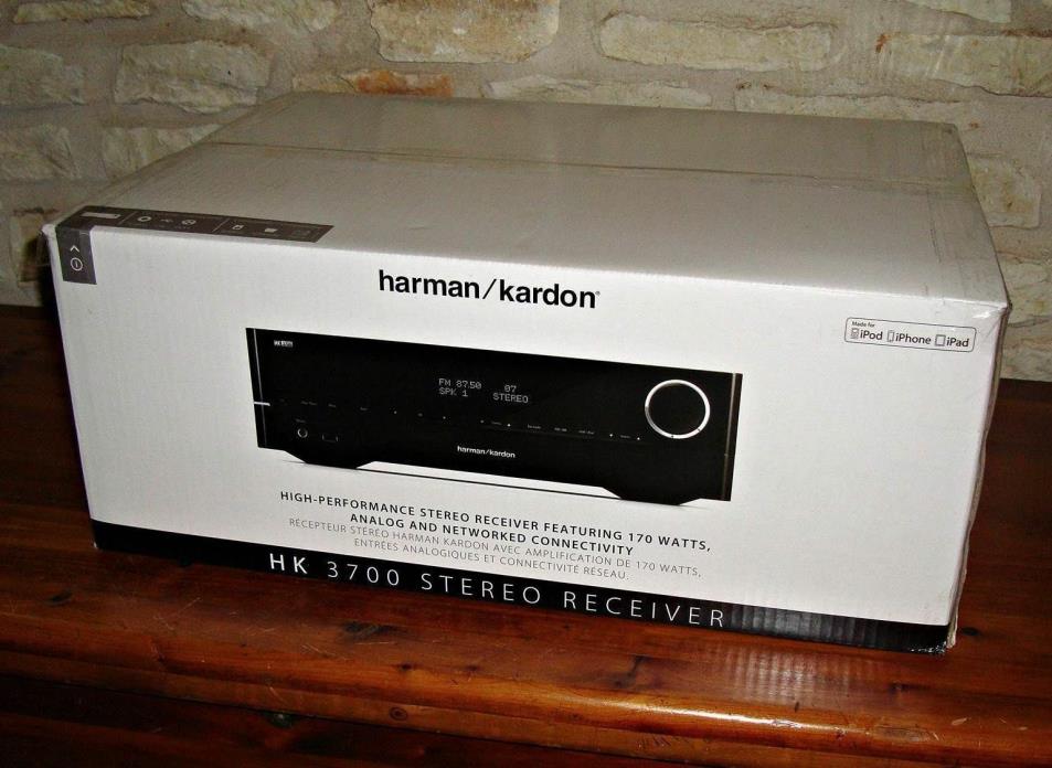HARMAN KARDON HK3700AM 2-CHANNEL STEREO RECEIVER WITH NETWORK CONNECTIVITY