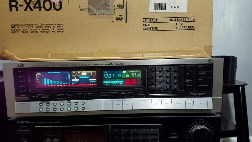 JVC R-X400 80s Computer Controlled Stereo Receiver, Box included