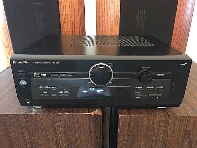 PANASONIC SA-HE70 5.1 RECEIVER DTS DOLBY DIGITAL PRO LOGIC II 1 OWNER SERVICED